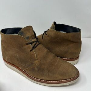 THURSDAY BOOT CO MENS CHUKKA BOOTS EVERYDAY LIGHT BROWN LEATHER CASUAL SIZE 10